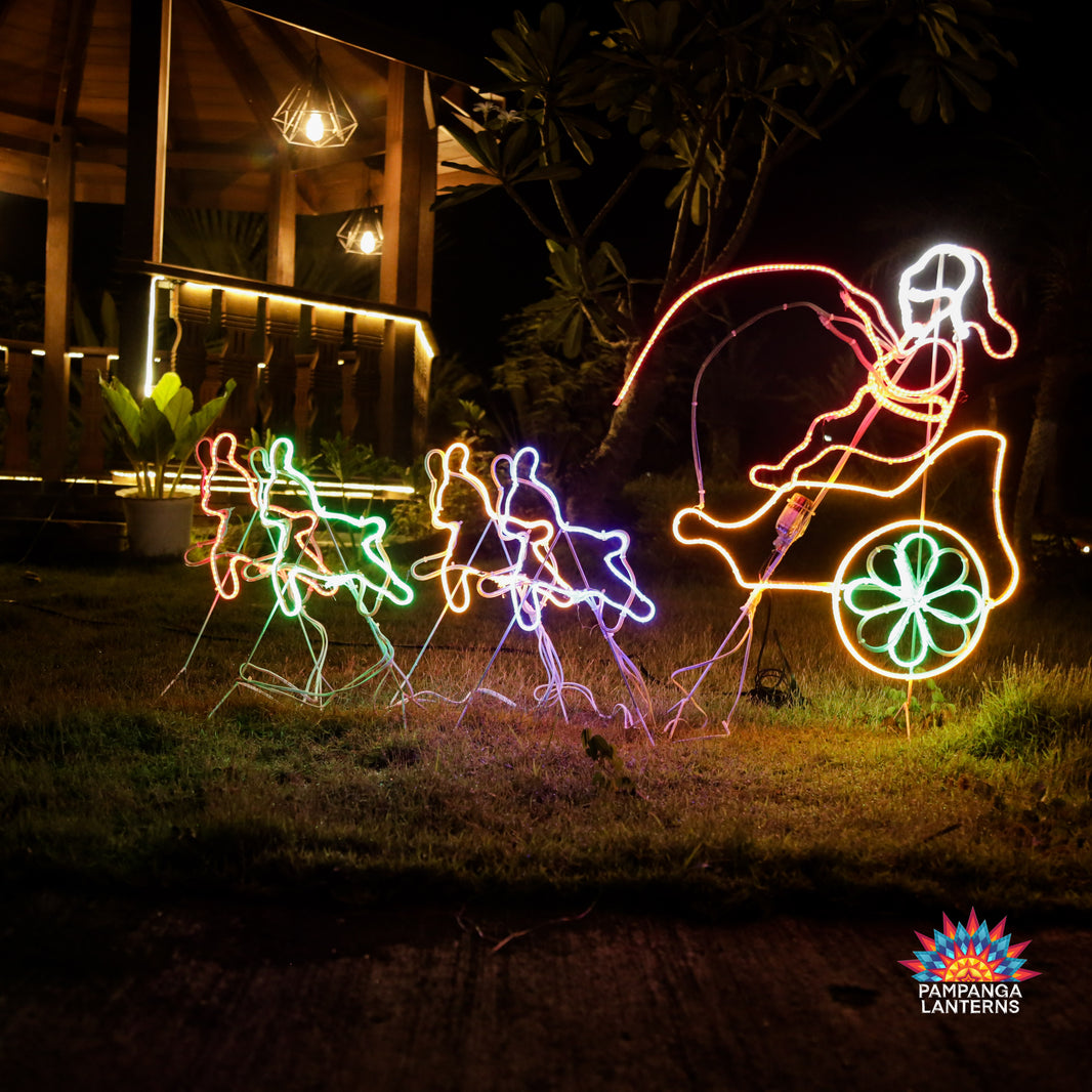 Santa Reindeer Set (LED)