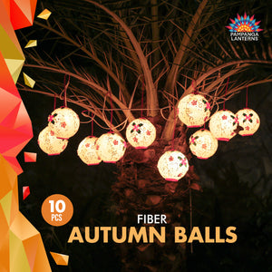 Autumn Balls 10 pcs (Fiber)
