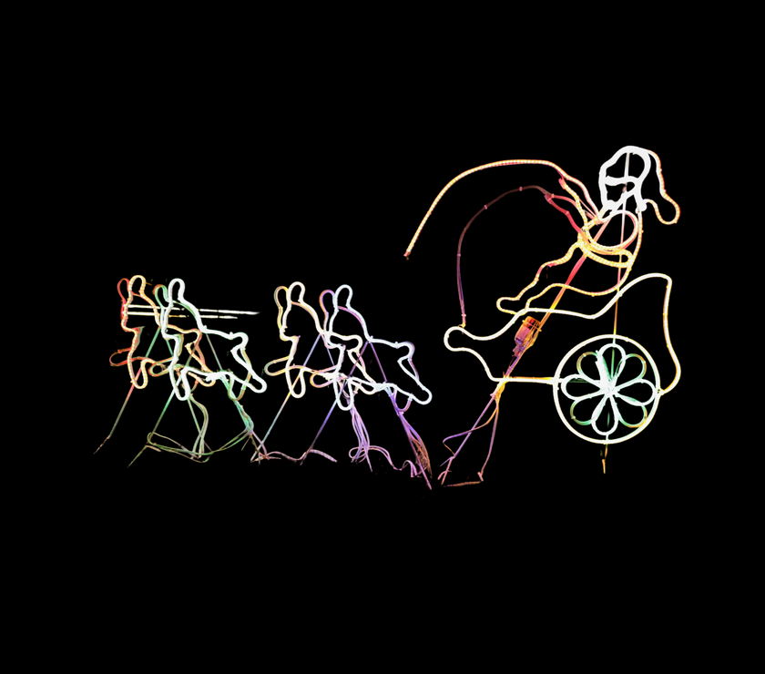 Santa Reindeer Set (LED)